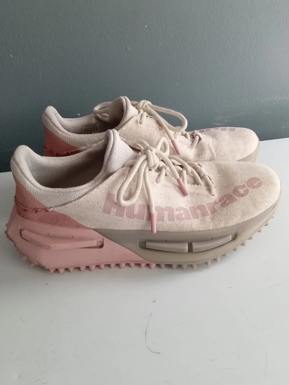 Adidas Pharrell Williams Humanrace NMD S1 RYAT Pink Tan Sneakers HP2642